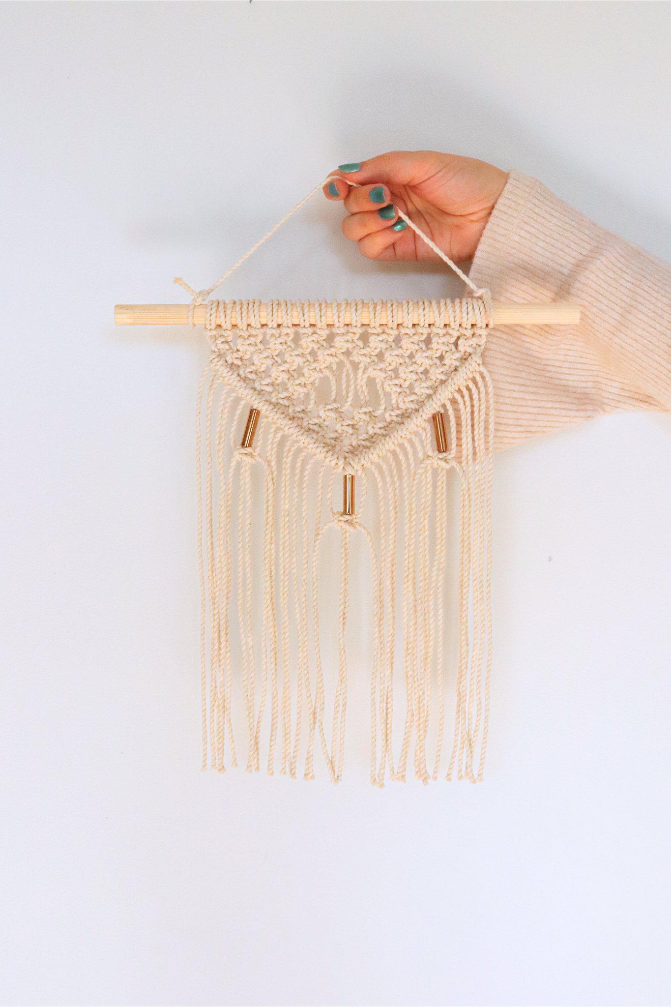 macrame wall hanging kit for beginners