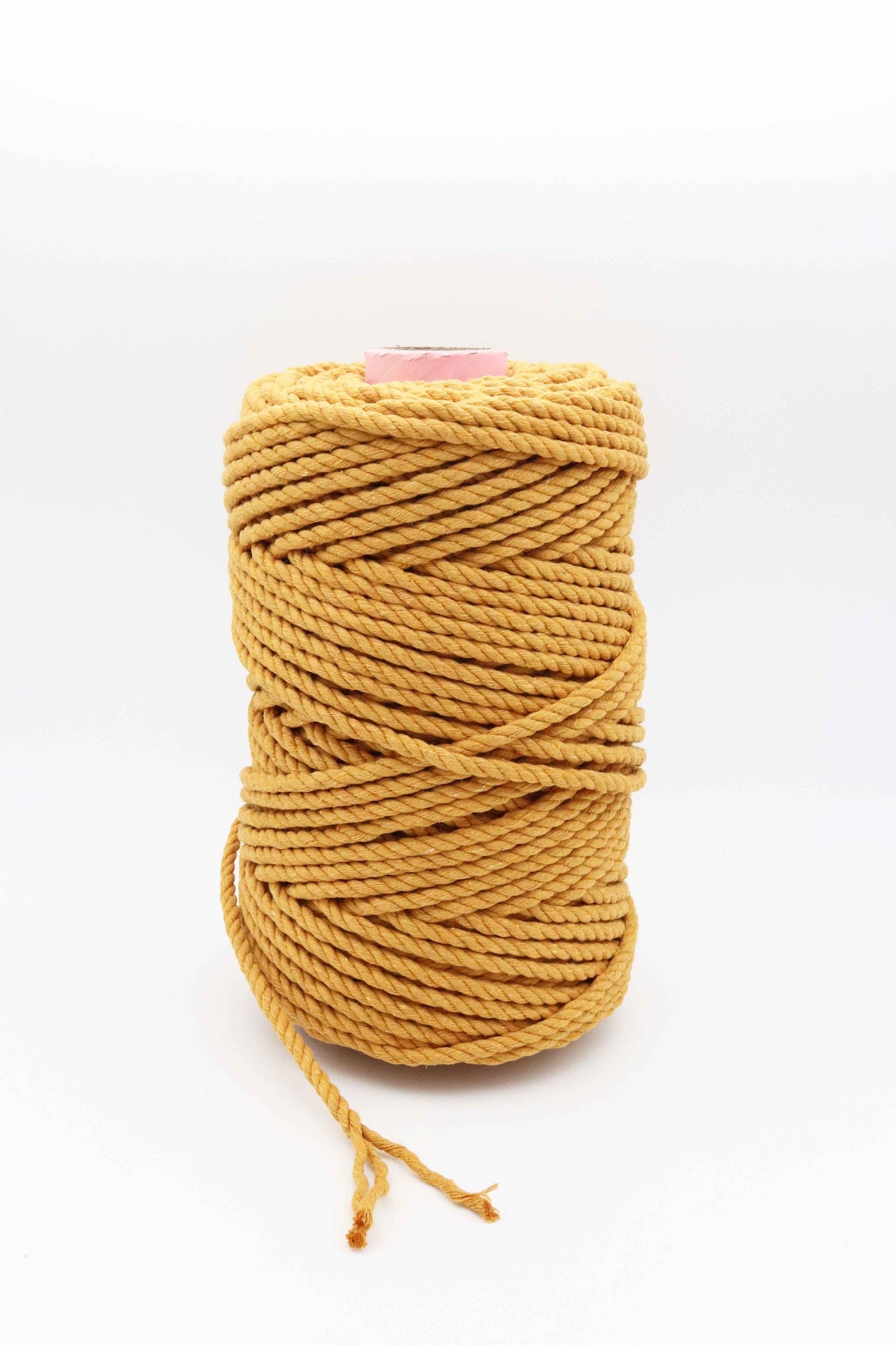 macrame cord mustard