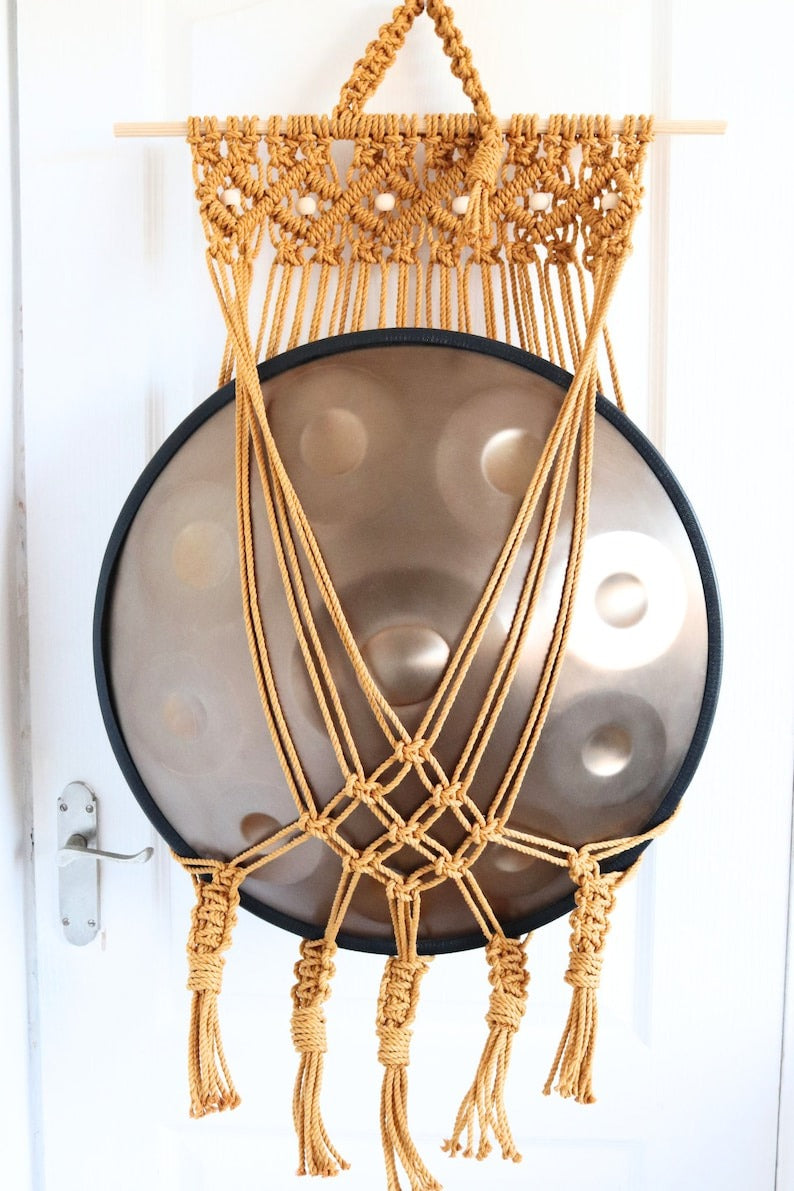 Handpan Hanger - with wooden beads