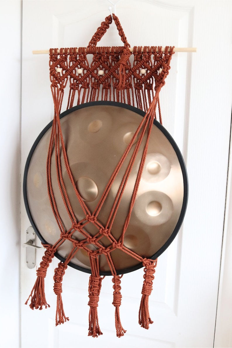 Handpan Hanger - with wooden beads