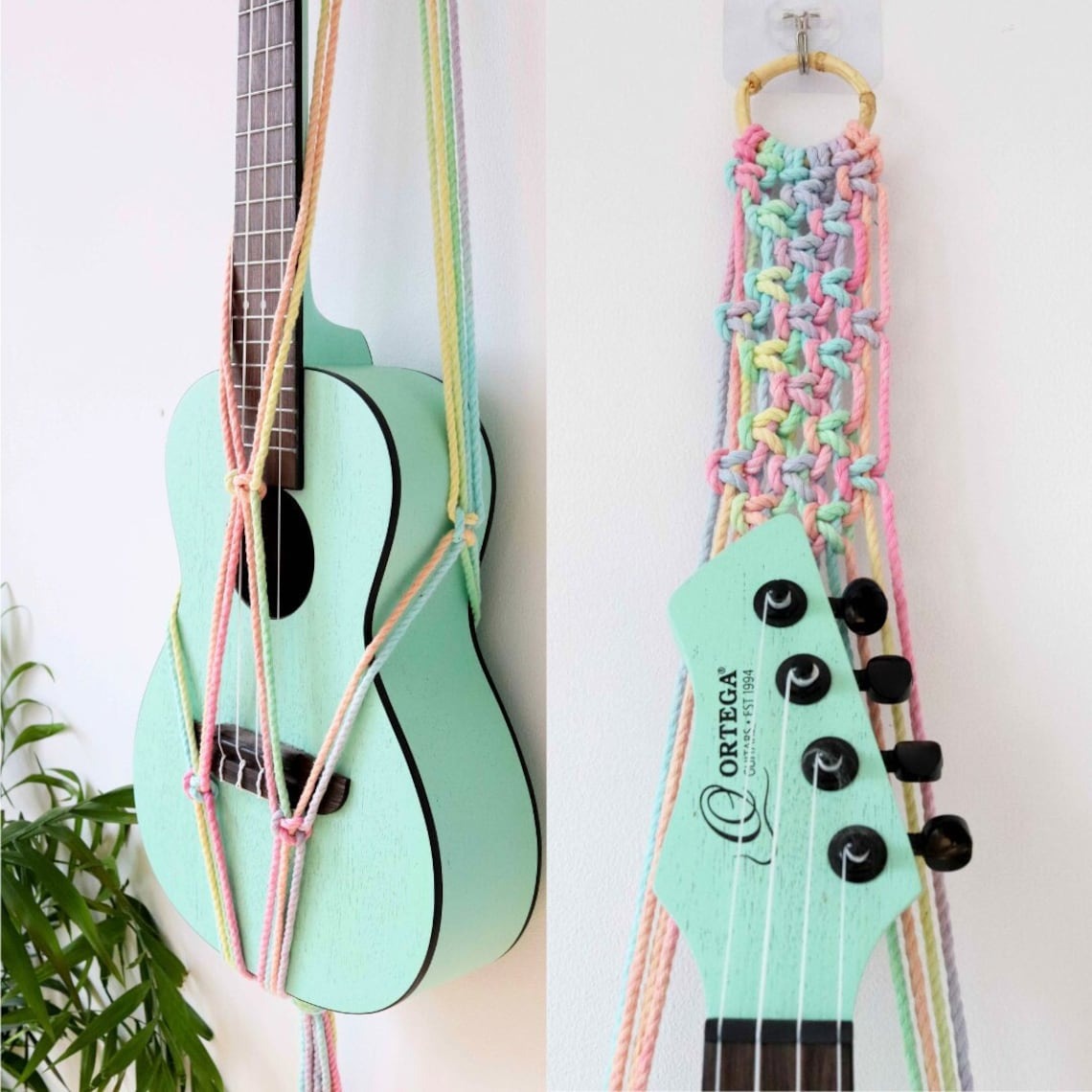 Rainbow Ukulele Hanger